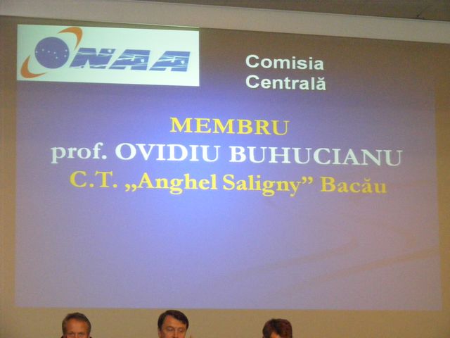 Membrii in Comisia Centrala a ONAA