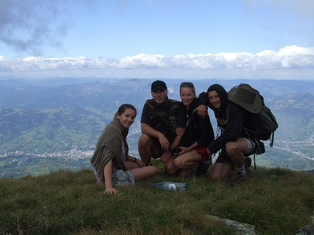 Fotografie de grup - vf. Pietrosul Rodnei