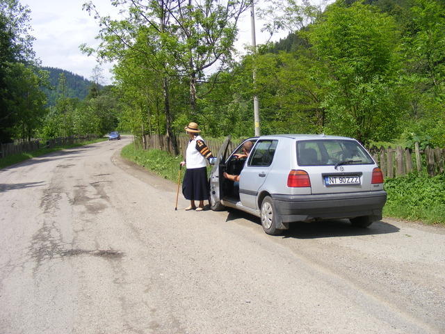 Bunica - Petrica in masina