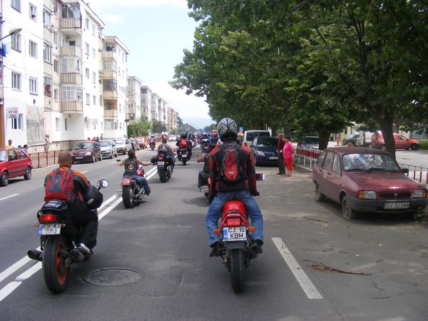 Parada motoare prin oras - Tg. Secuiesc