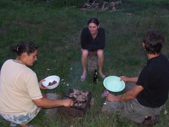 La gratar in prund la borca