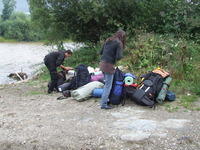 Unpacking the bags