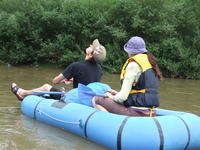 Iuli si Lacri - rafting start